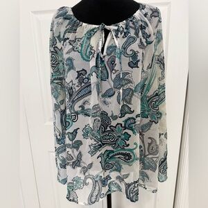 New York & Company  Paisley Blouse